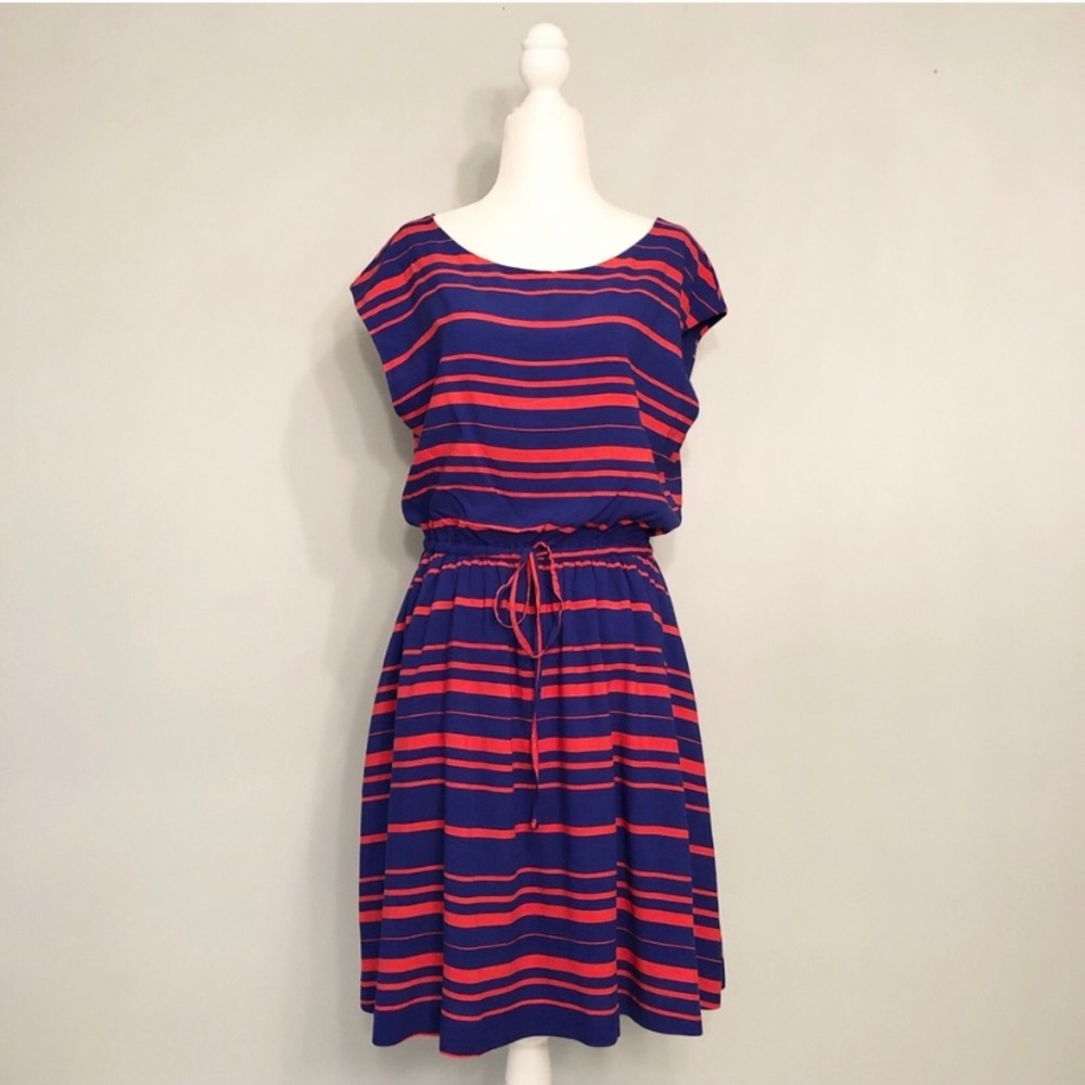 Gap Striped Bateau Dress with Pockets